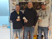 3. Reiner Heuer / 1. Joachim Scheunemann / 2. Mike Radloff